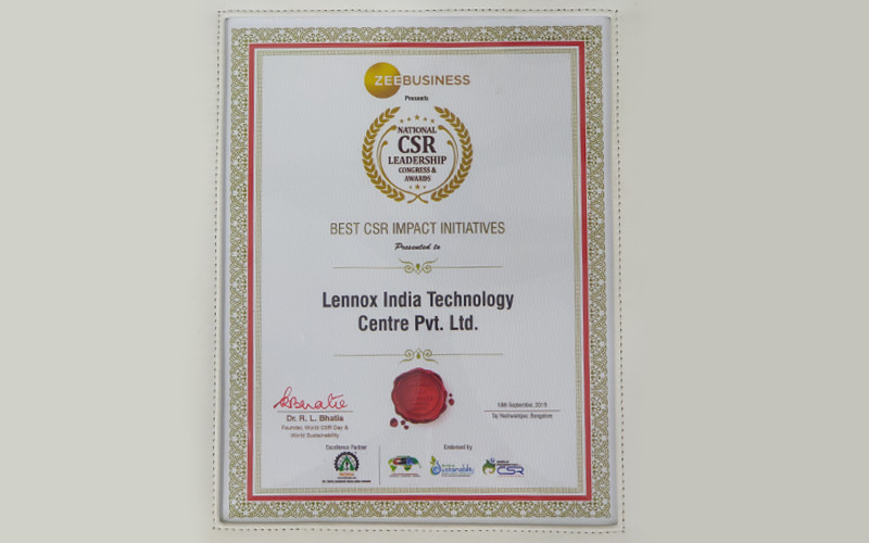 Best CSR Impact Initiavtives Award